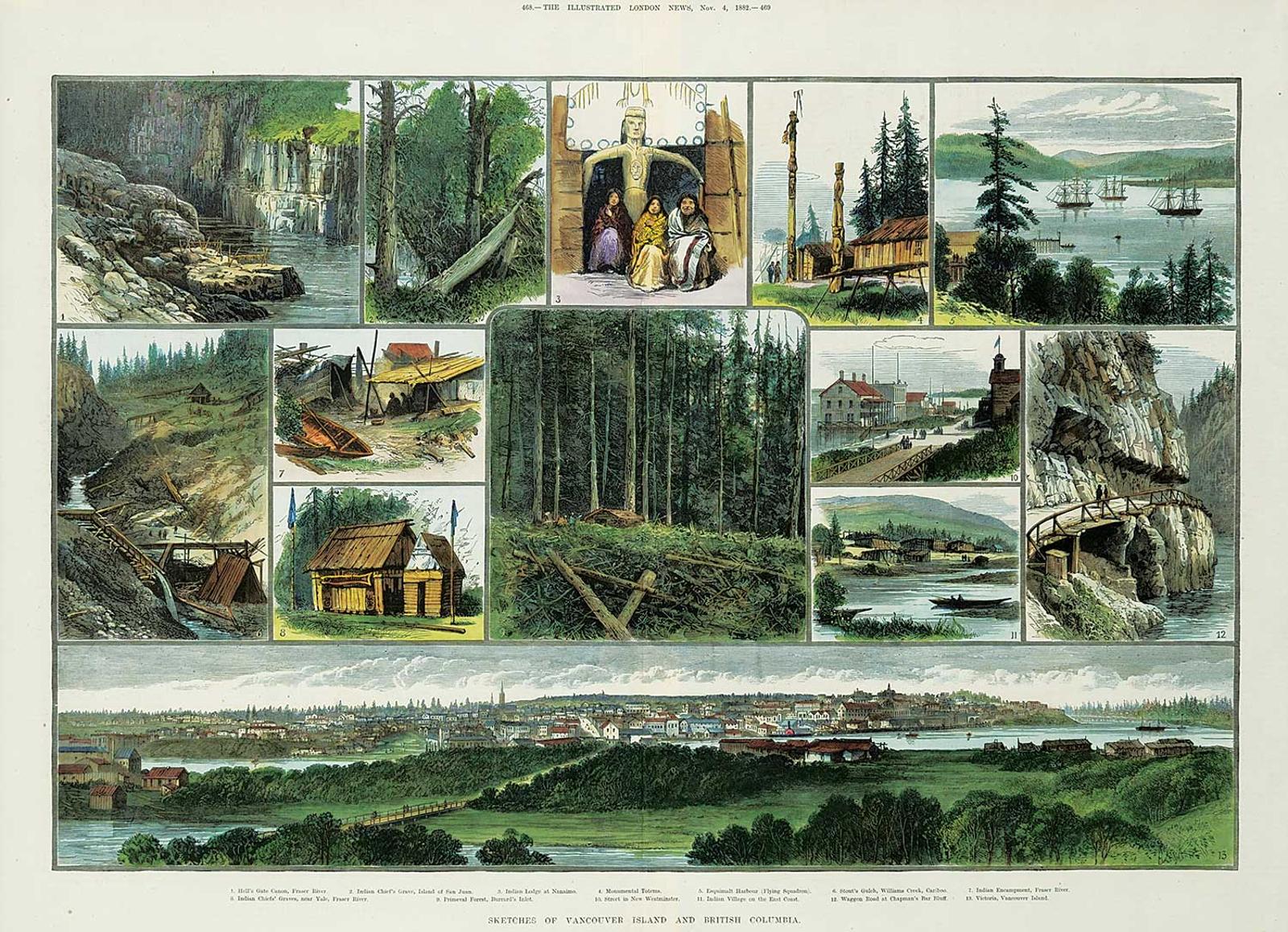 British Columbia School (1810) - Sketches of Vancouver Island and British Columbia