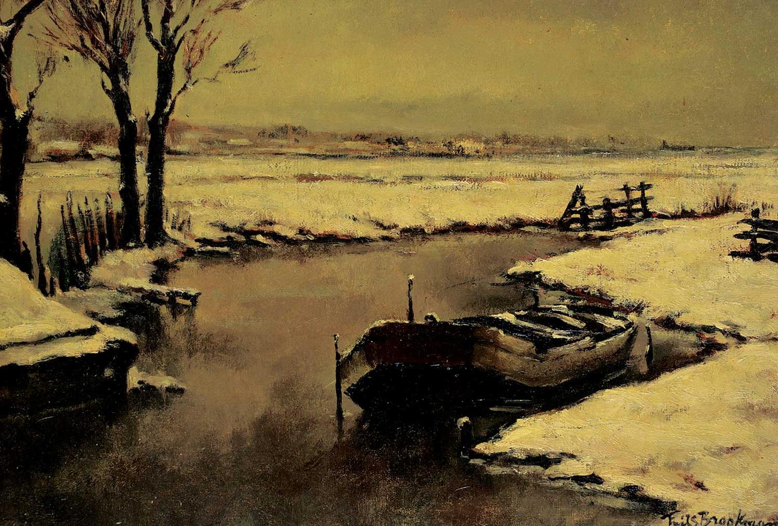 Brookman - Untitled - Boat in the Snow