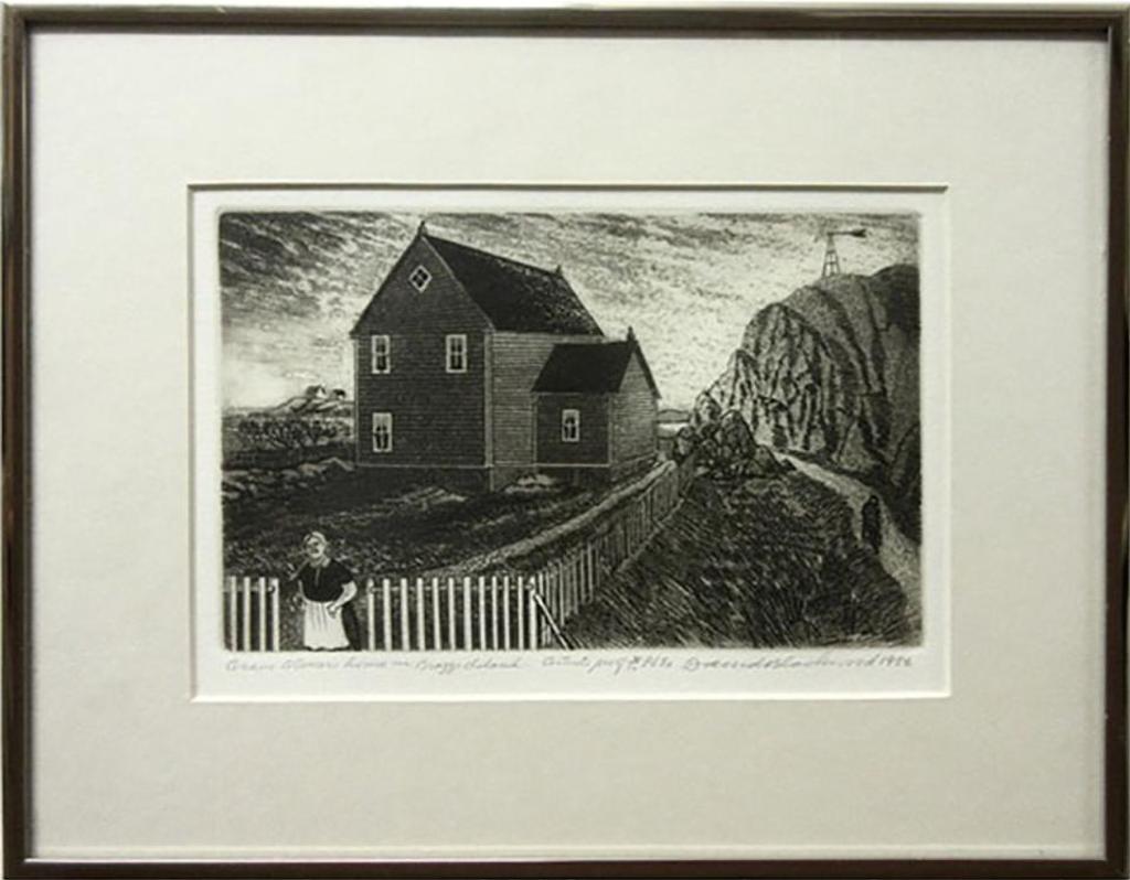 David Lloyd Blackwood (1941-2022) - Gram Glover's House On Bragg Island