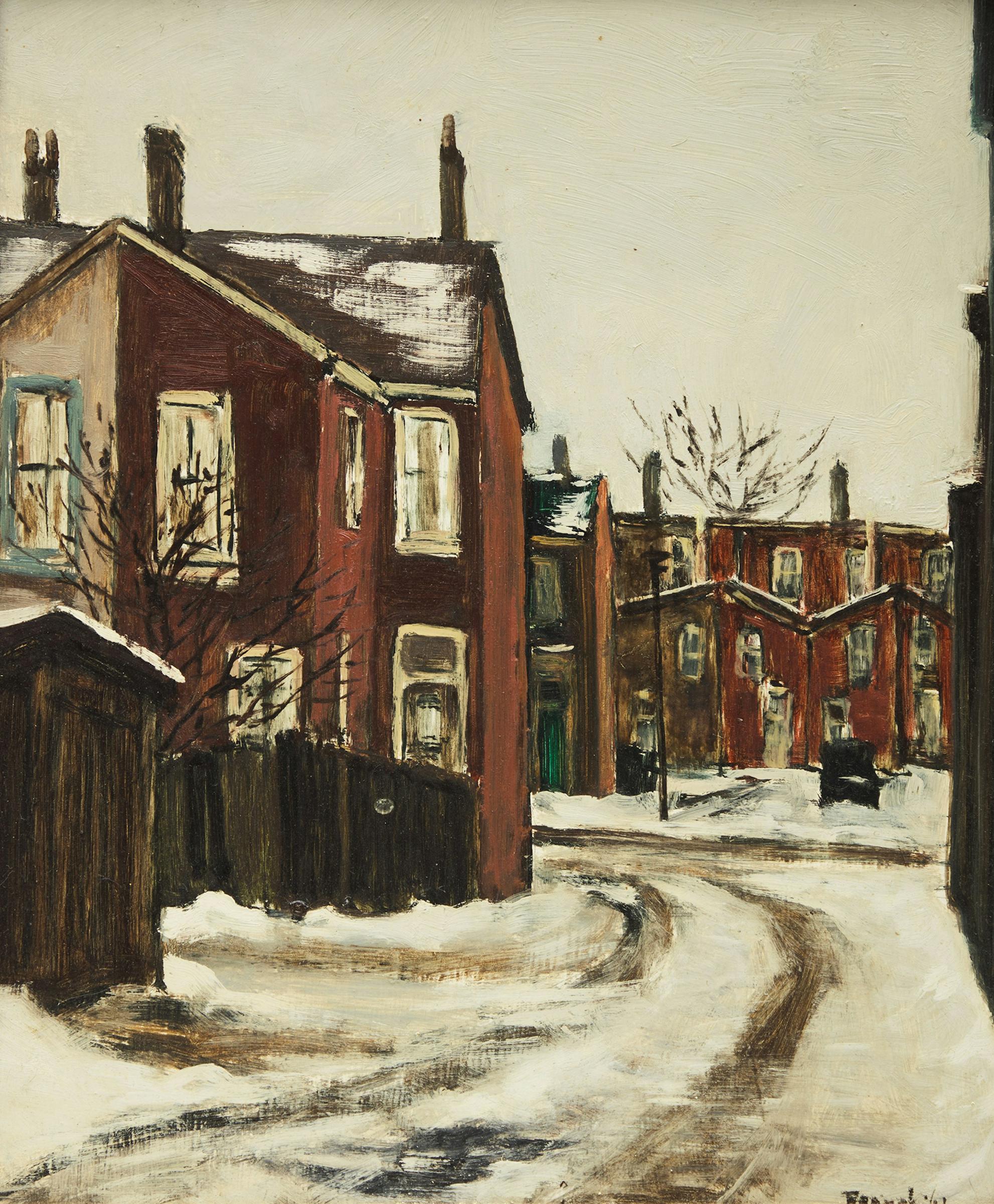 Albert Jacques Franck (1899-1973) - Lane, East Toronto