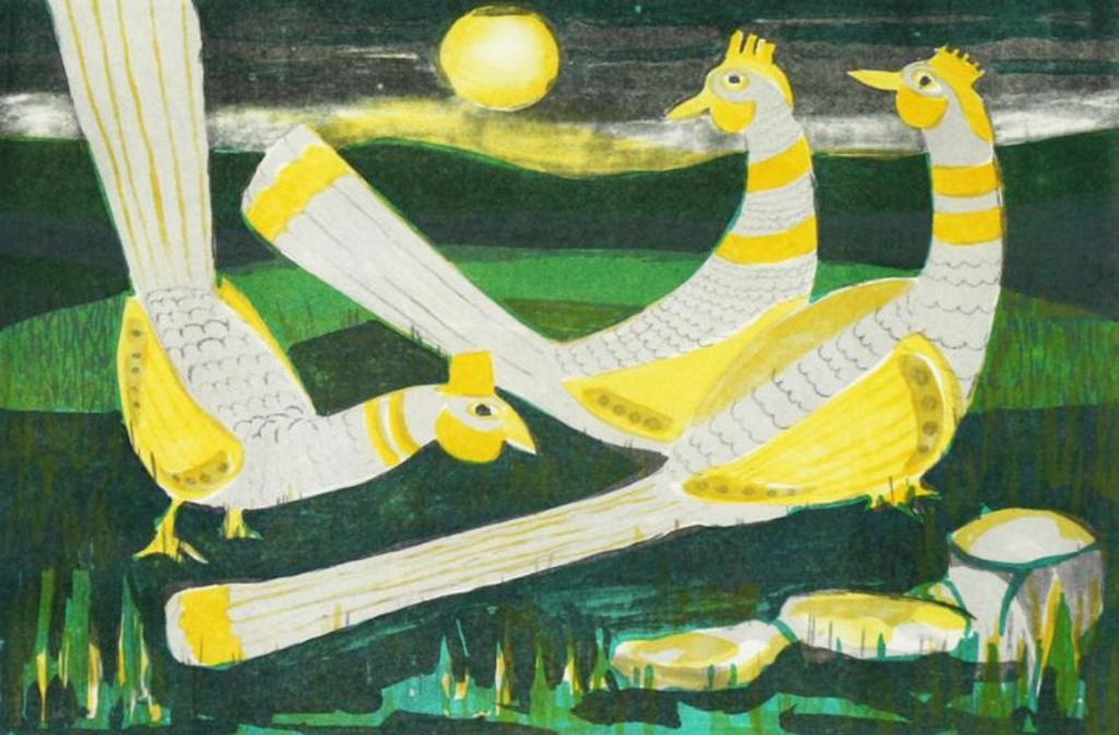John Harold Thomas Snow (1911-2004) - Night Birds