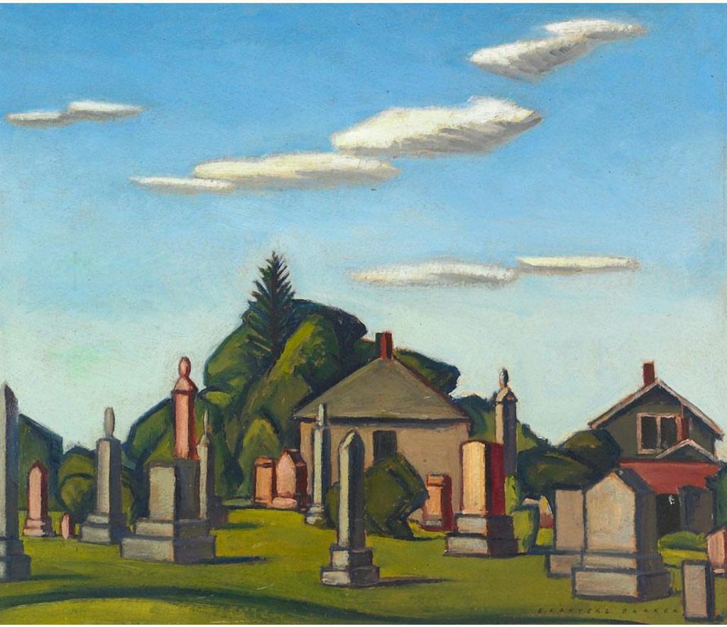 Ernest Conyers Barker (1909-2004) - Cemetery, Port Dalhousie, Ont., July 1938