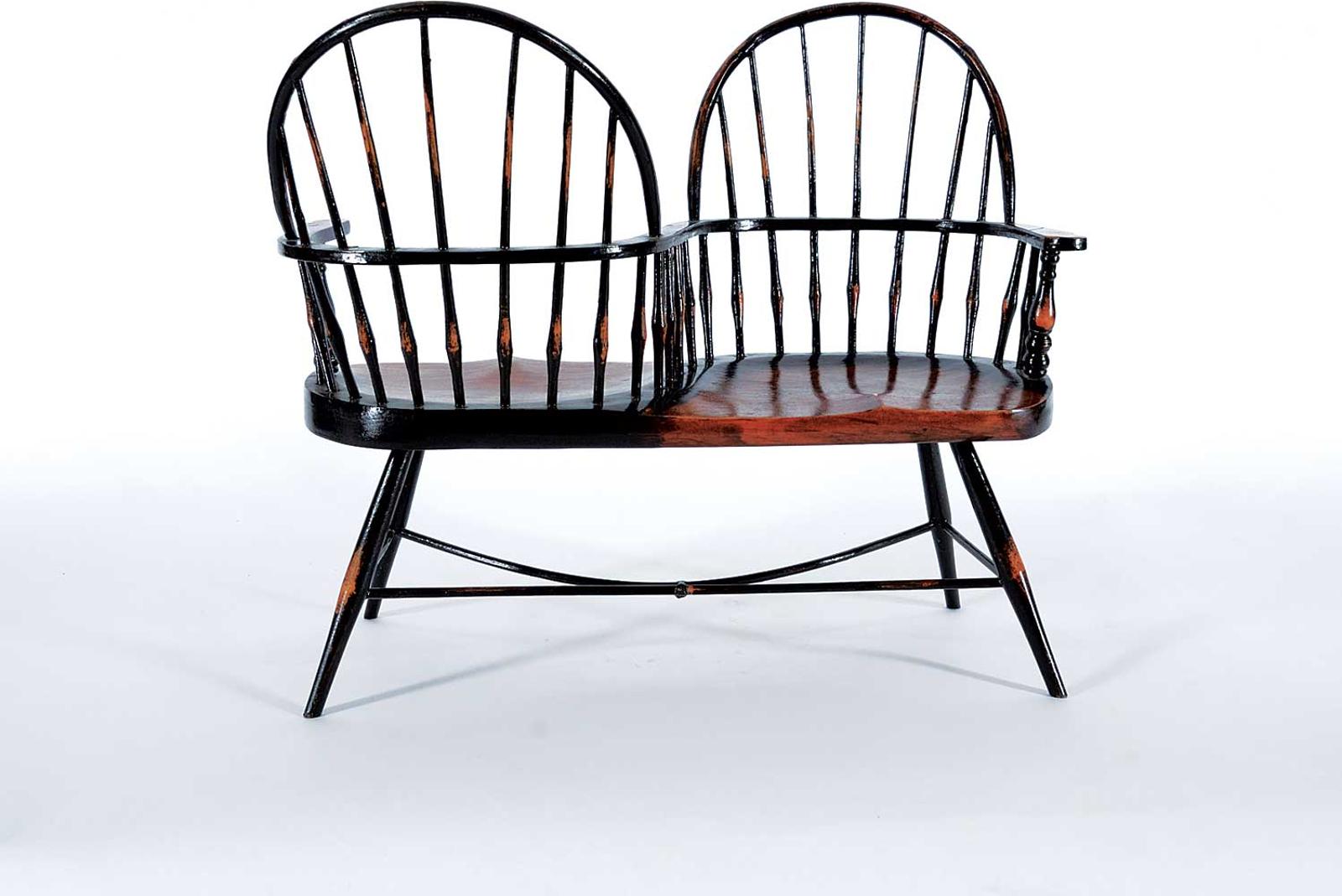 Folk Art School - Double Seat Parlour Chair [Pennsylvanian]