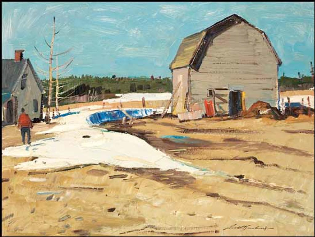 Lorne Holland George Bouchard (1913-1978) - Farm at Belle Anse, Gaspe Coast