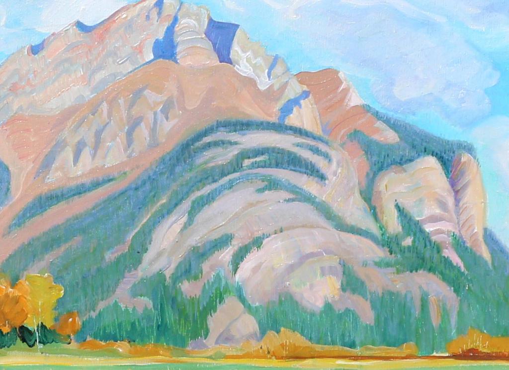 Doris Jean McCarthy (1910-2010) - Cascade Mountain, Banff; 1976