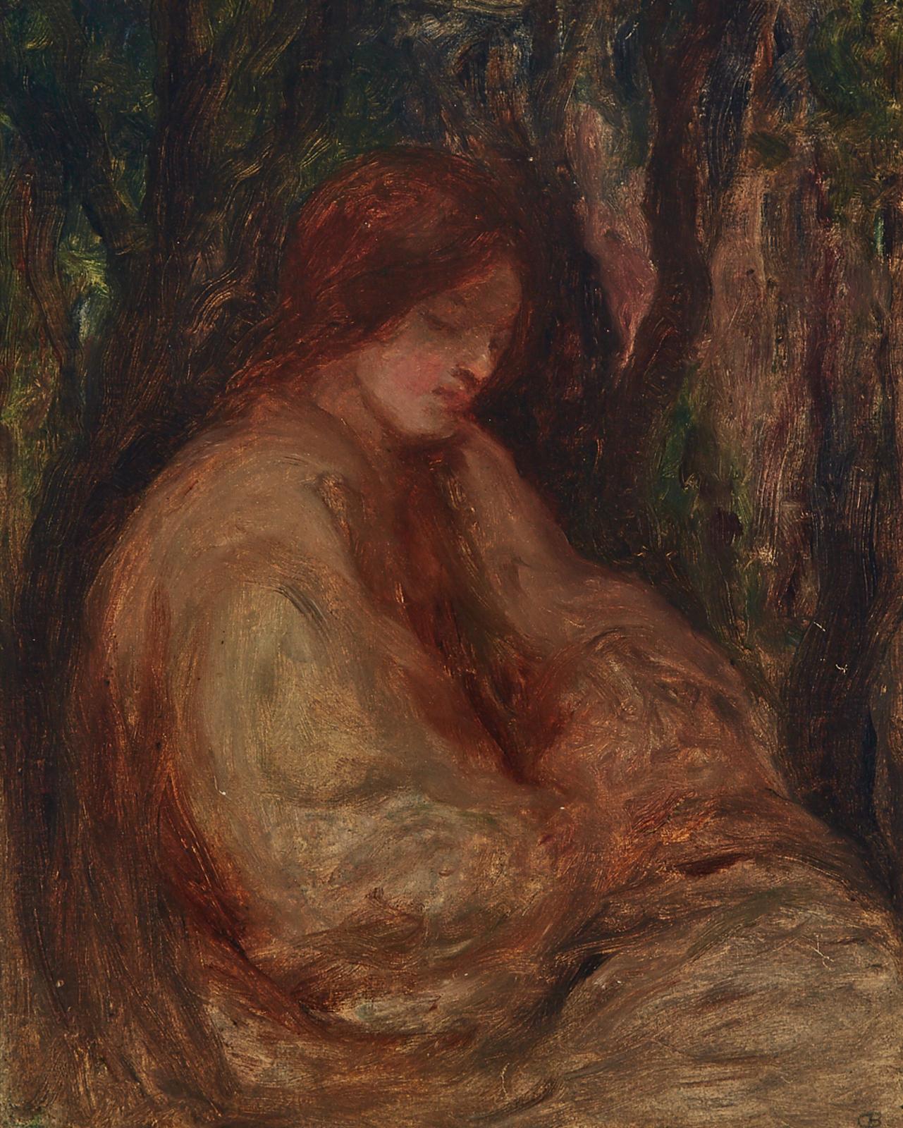 Charles-Ernest de Belle (1873-1939) - Portrait Of A Woman
