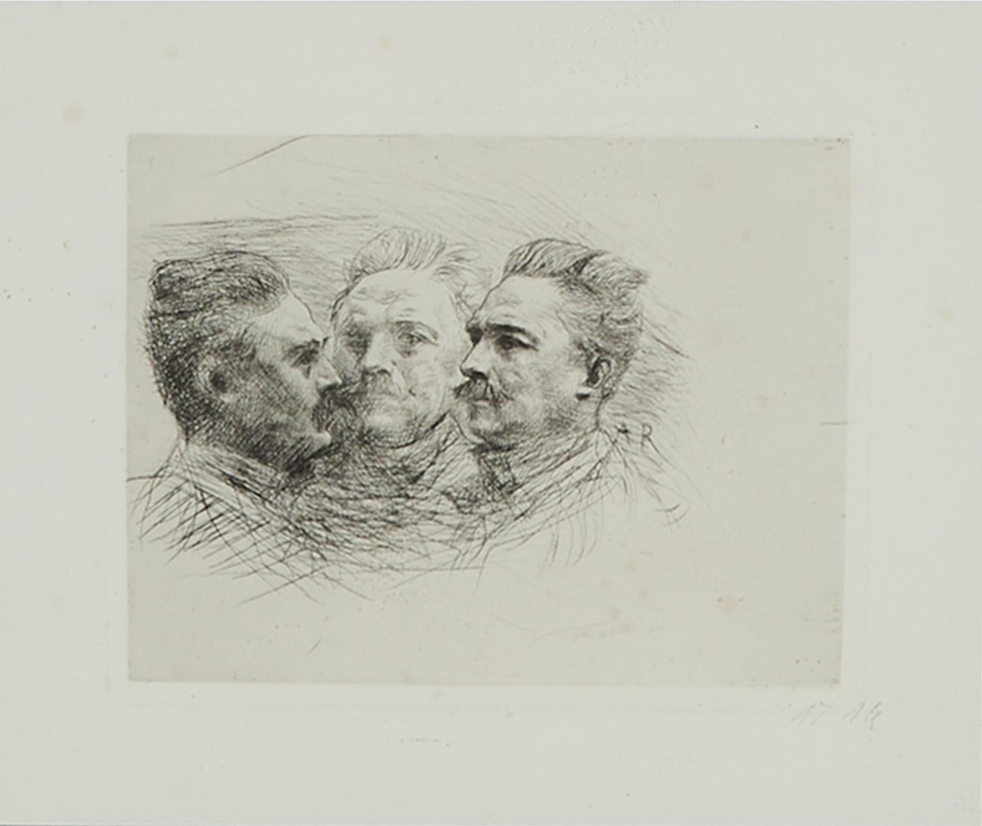 Auguste Rodin (1840-1917) - Henri Becque (From L'estampe Originale, Album Ii), 1893 [delteil, 9 Iii/V; Thorson, Vii; Karshan, 72]