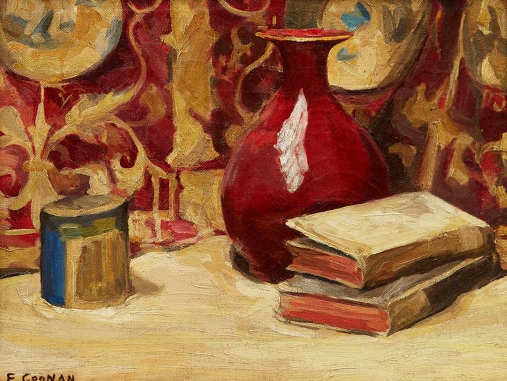 Emily Geraldine Coonan (1885-1971) - Still Life with Books