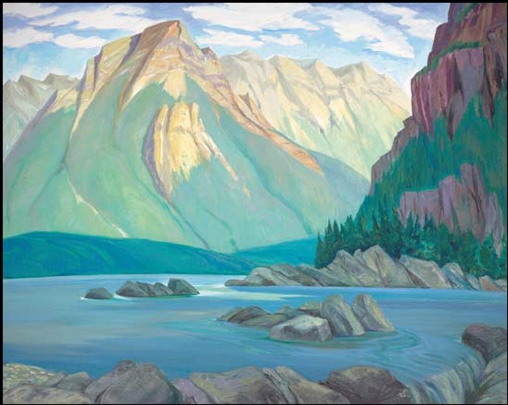 Doris Jean McCarthy (1910-2010) - Mountains Above the Cascade