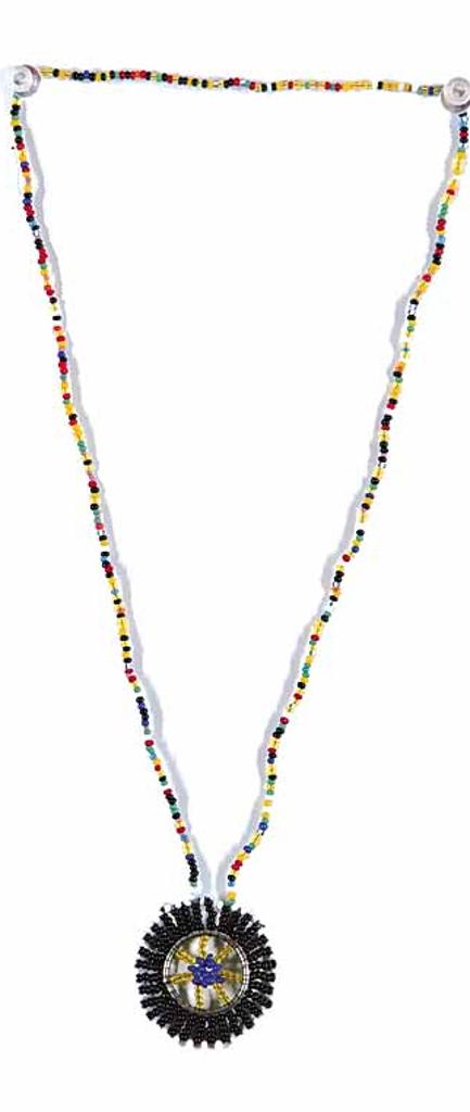 First Nations Basket School - Untitled - Multicoloured Beaded Necklace