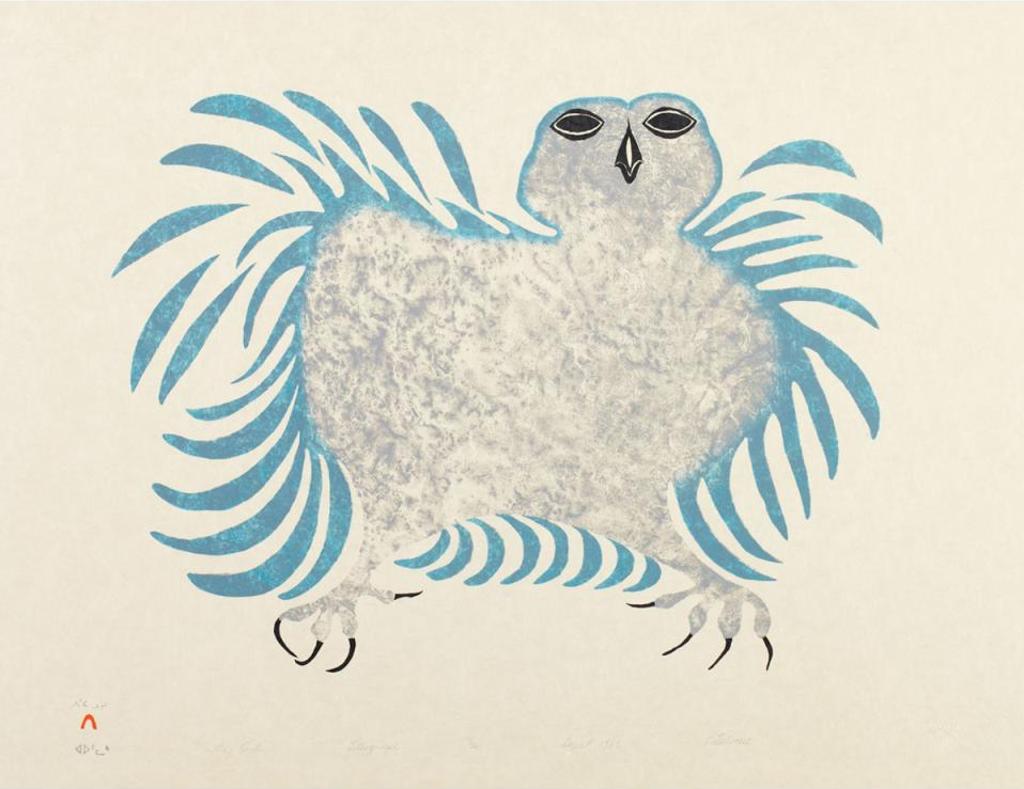 Pitaloosie Saila (1942-2021) - Moulting Owl