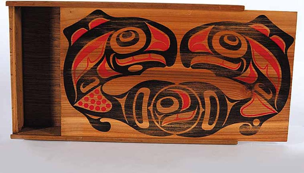 West Coast School - Untitled - Box with Whale Designs