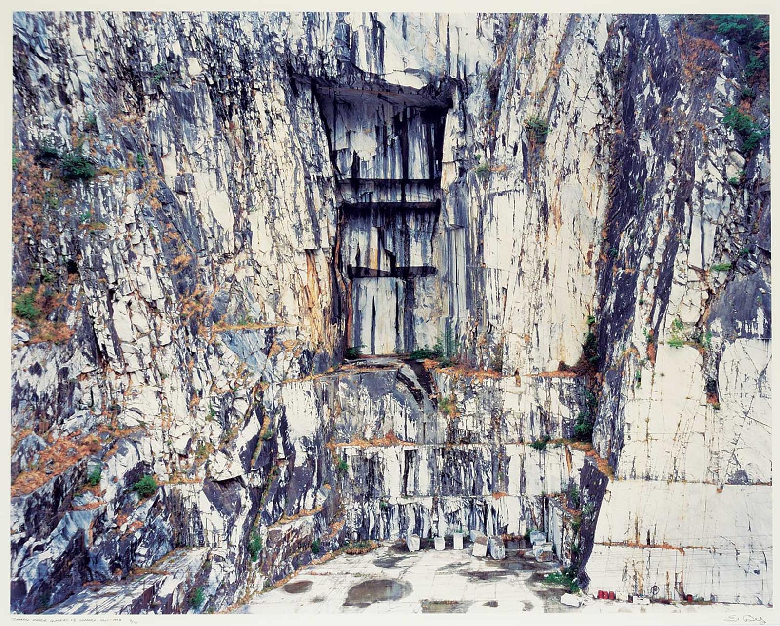 Edward Burtynsky (1955) - Carrera Marble Quarries 3, Carrera, Italy, 1993  #3/10