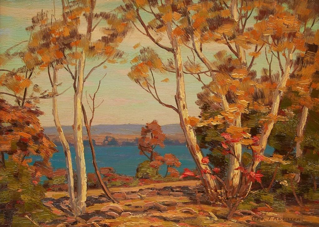 George Albert Thomson (1868-1965) - Autumn Shoreline