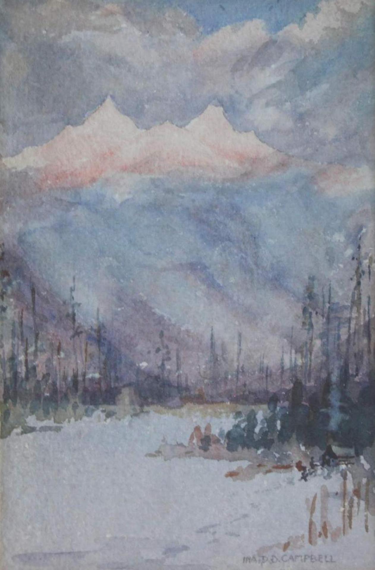 Ina D.D. Uhthoff (1889-1971) - Mountain Landscape