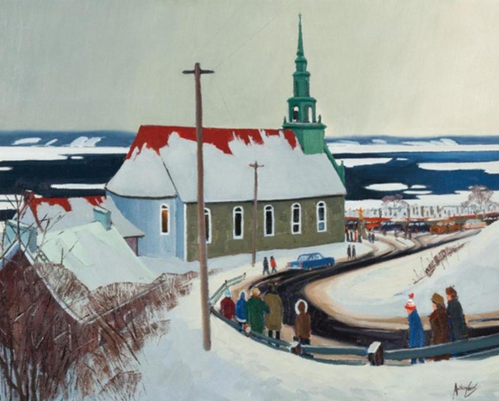 Anthony Law (1916-1996) - Sunday Morning, Ile DOrleans