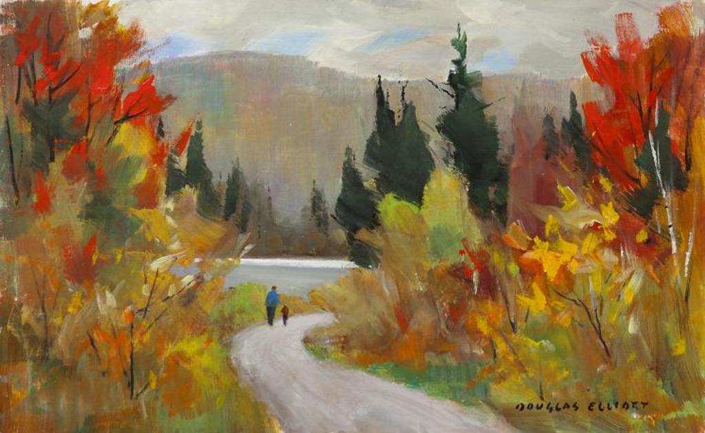 Douglas Ferfguson Elliott (1916-2012) - Autumn Fantasia Madawaska Valley, Ont.