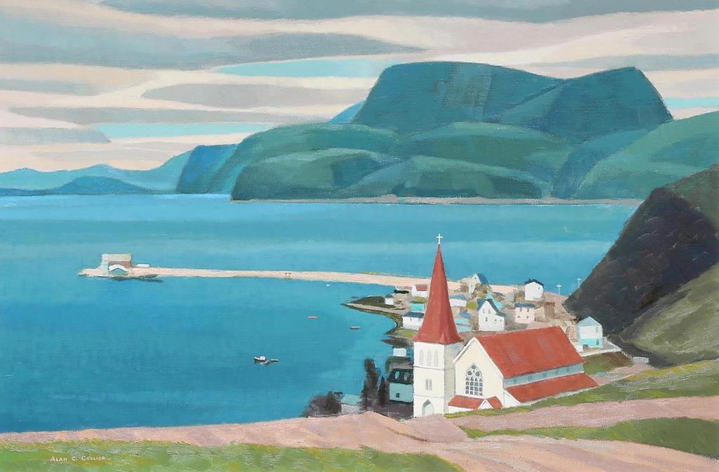 Alan Caswell Collier (1911-1990) - On Fortune Bay, Nfld (Belleoram, Nfld); 1990