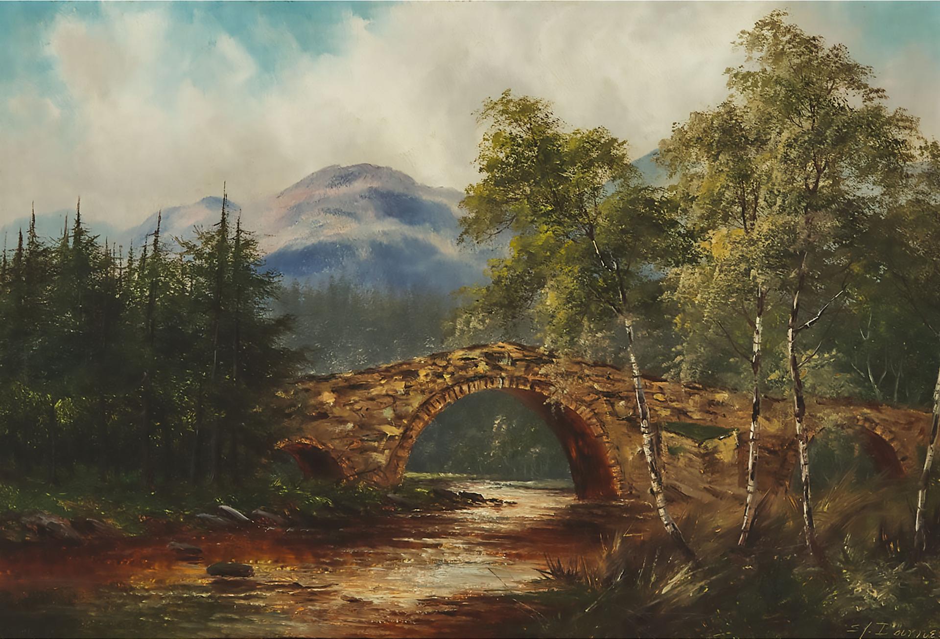 Samuel John Barnes - The Old Bridge Of Dee