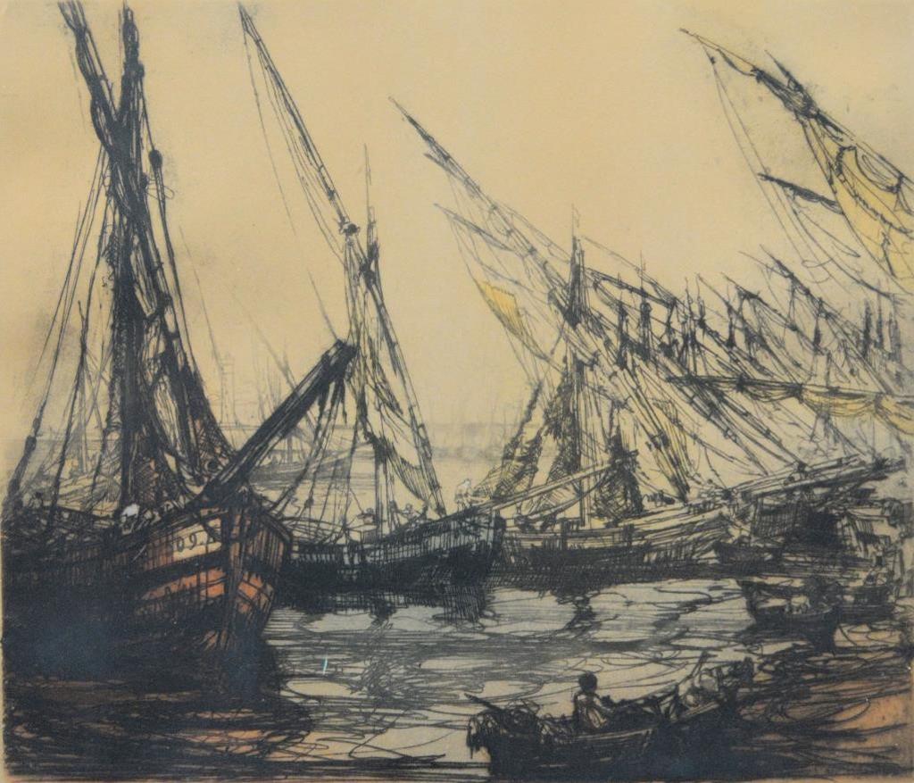Armand Coussens (1881-1935) - Harbour