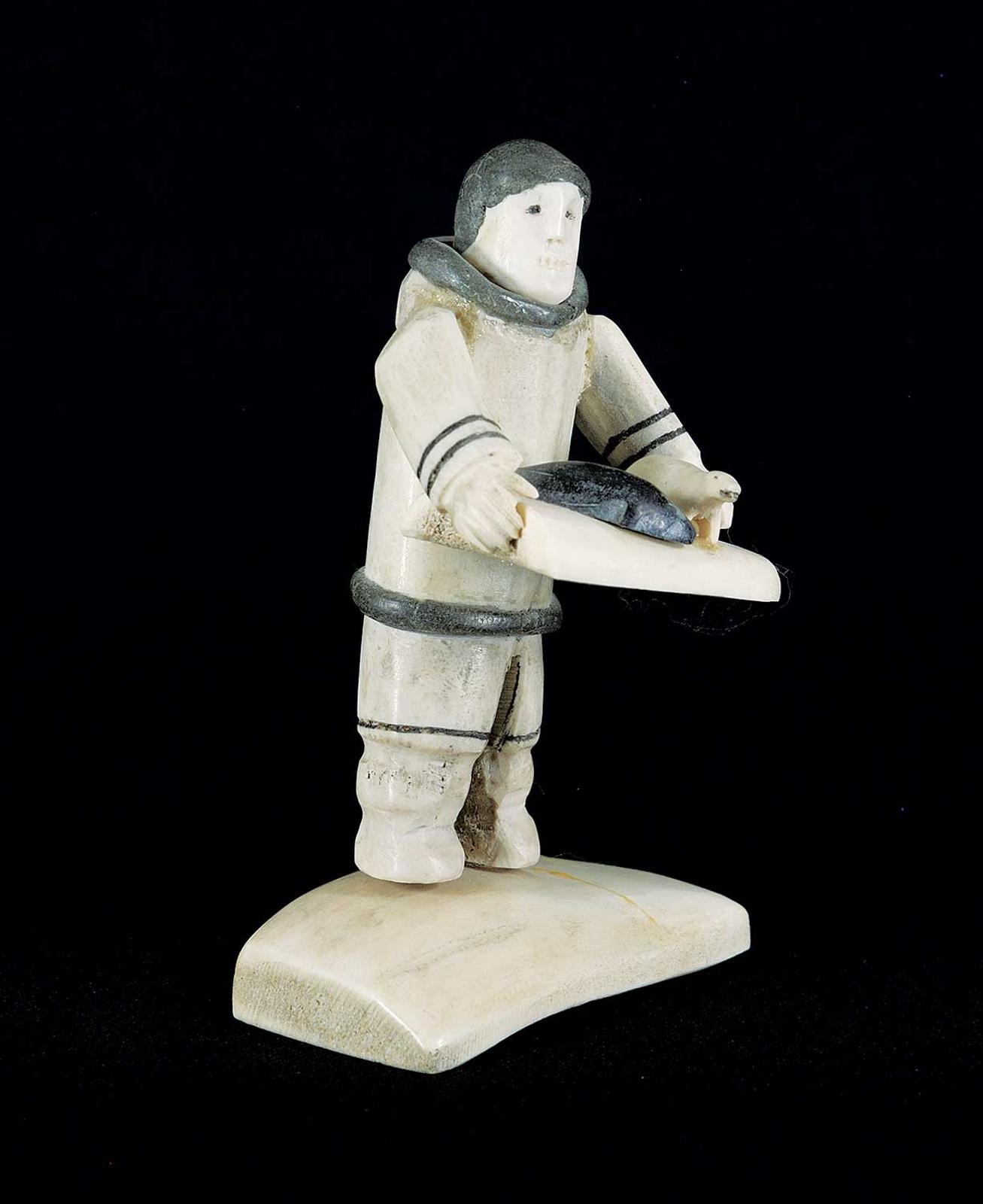 Romeo Inuit - Untitled - Presenting My Finished Carvings