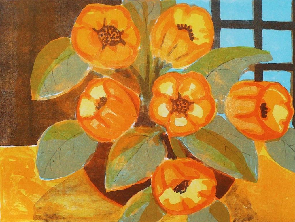 John Harold Thomas Snow (1911-2004) - Bowl Of Yellow Flowers