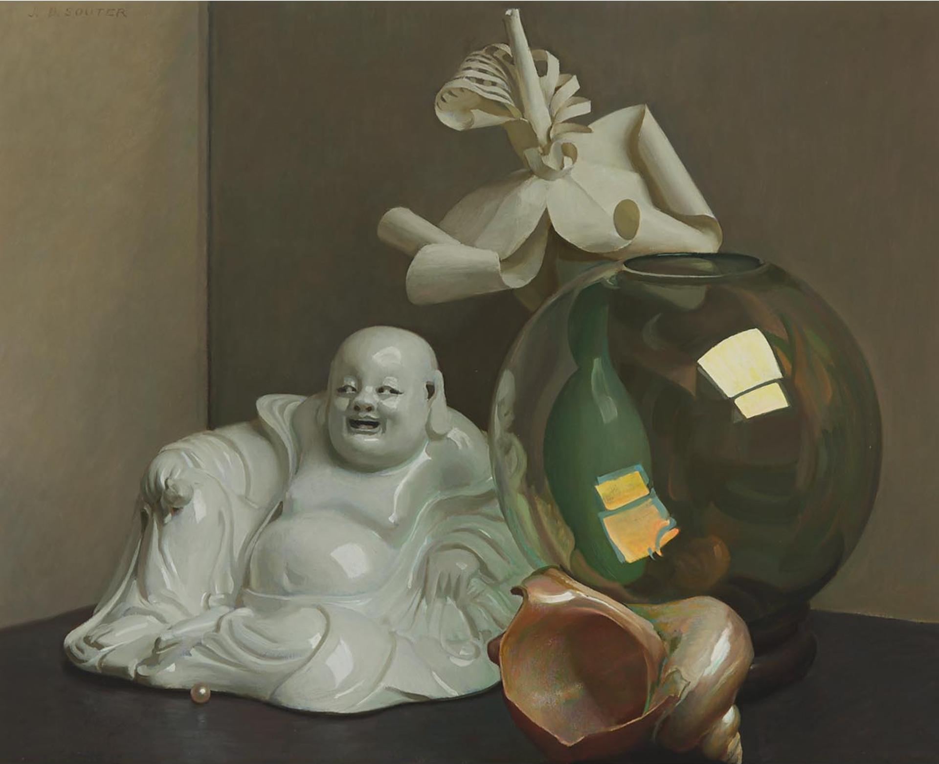 John Bulloch Souter (1890-1972) - Still Life With Pearl And Buddha