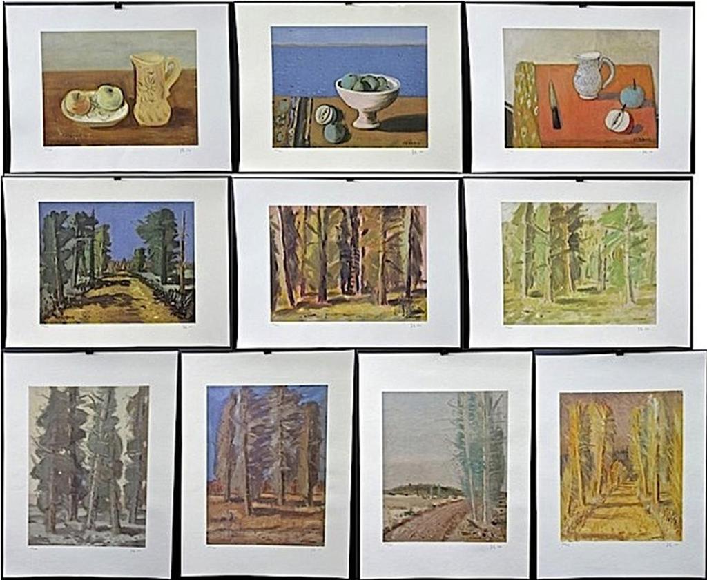 Stanley Morel Cosgrove (1911-2002) - Various Studies (Still Life & Landscapes)