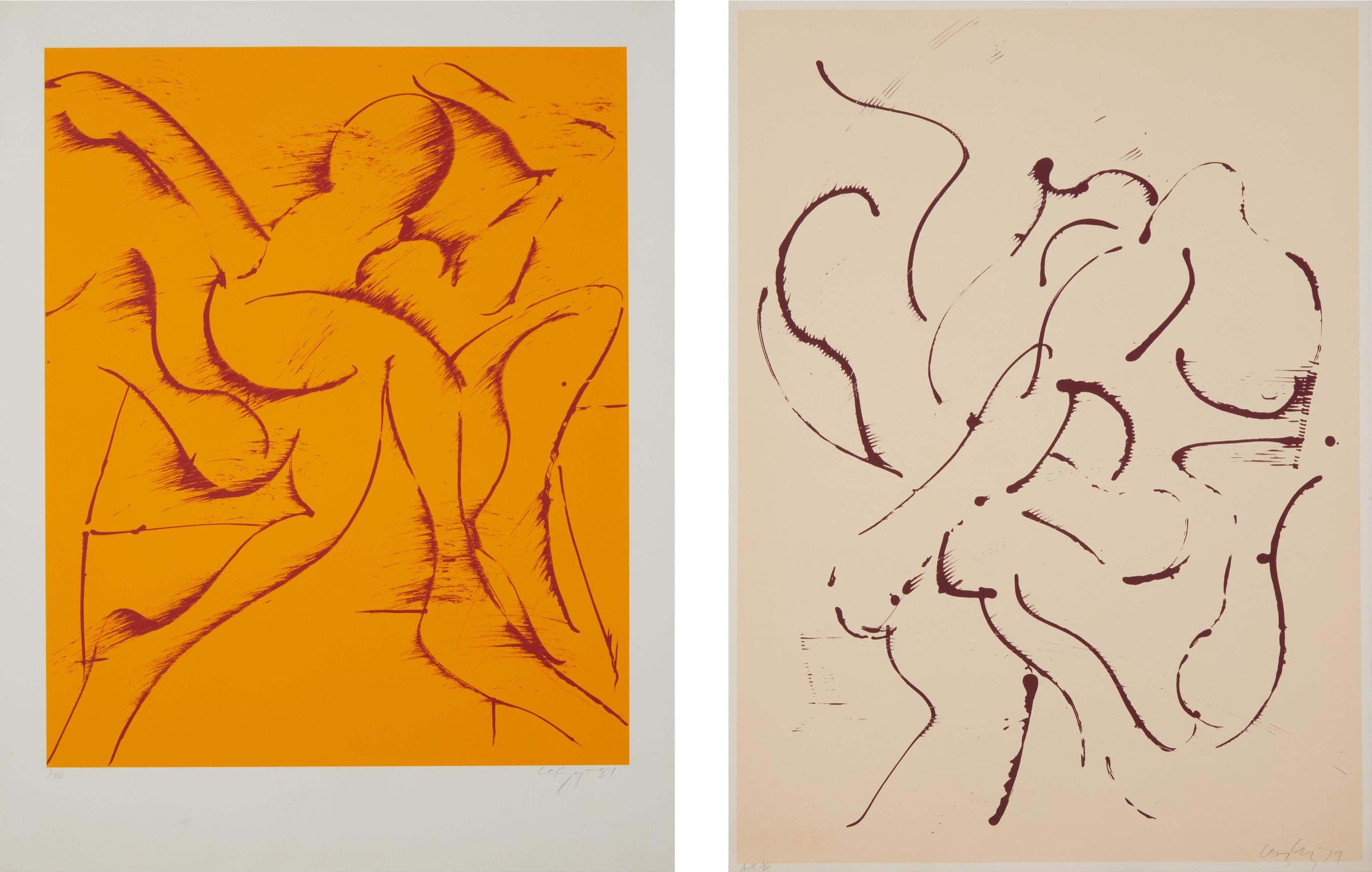 John Graham Coughtry (1931-1999) - Untitled (Abstract Forms), 1979, 1981