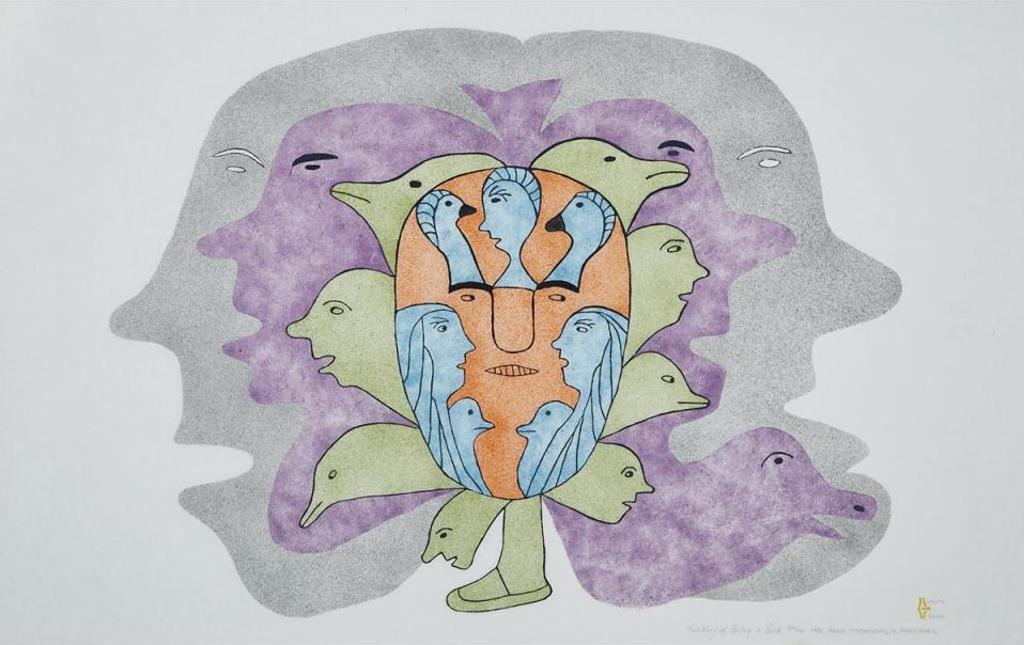 Irene Avaalaaquiaq Tiktaalaaq (1941) - Thinking Of Being A Bird