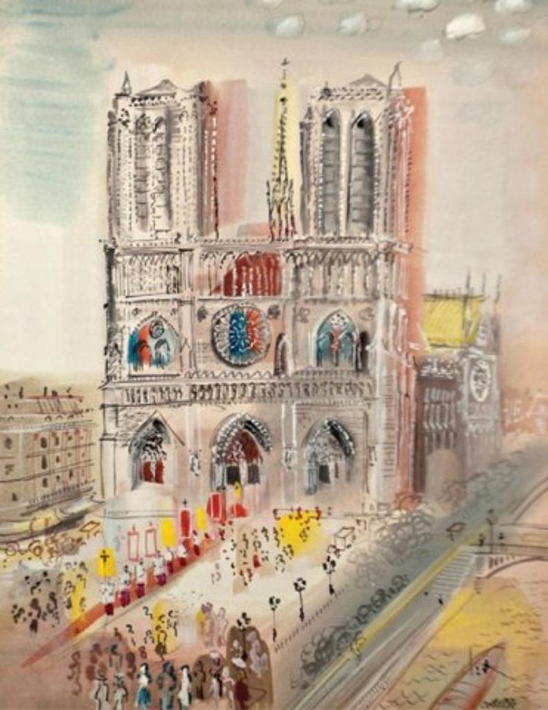 Charles Cobelle (1902-1994) - Notre-Dame of Paris Cathedral, untitled