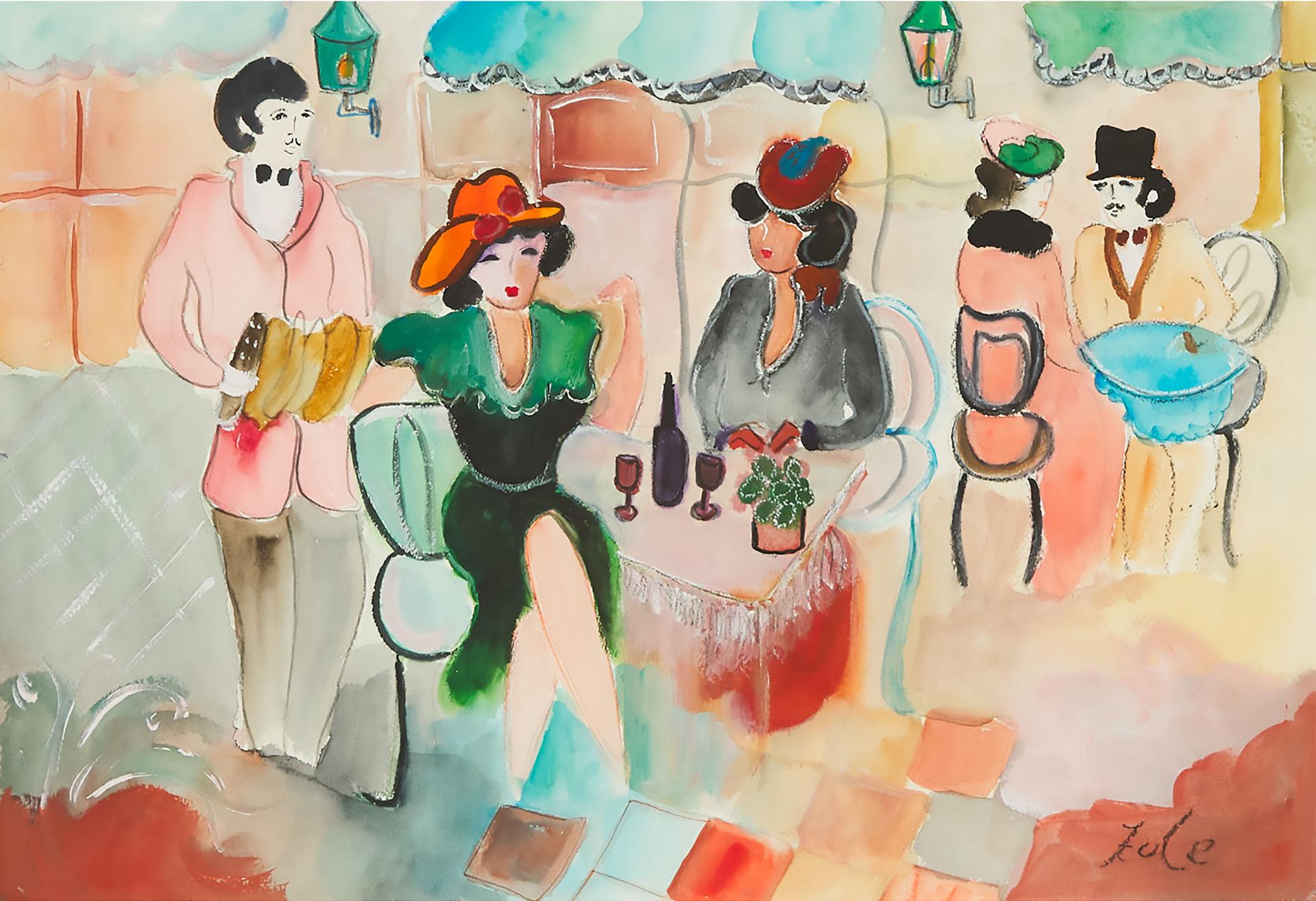 Zule Moskowitz - Ladies In A Cafe