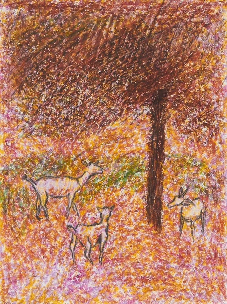 Richard Stipl (1968) - Deer in the Woods