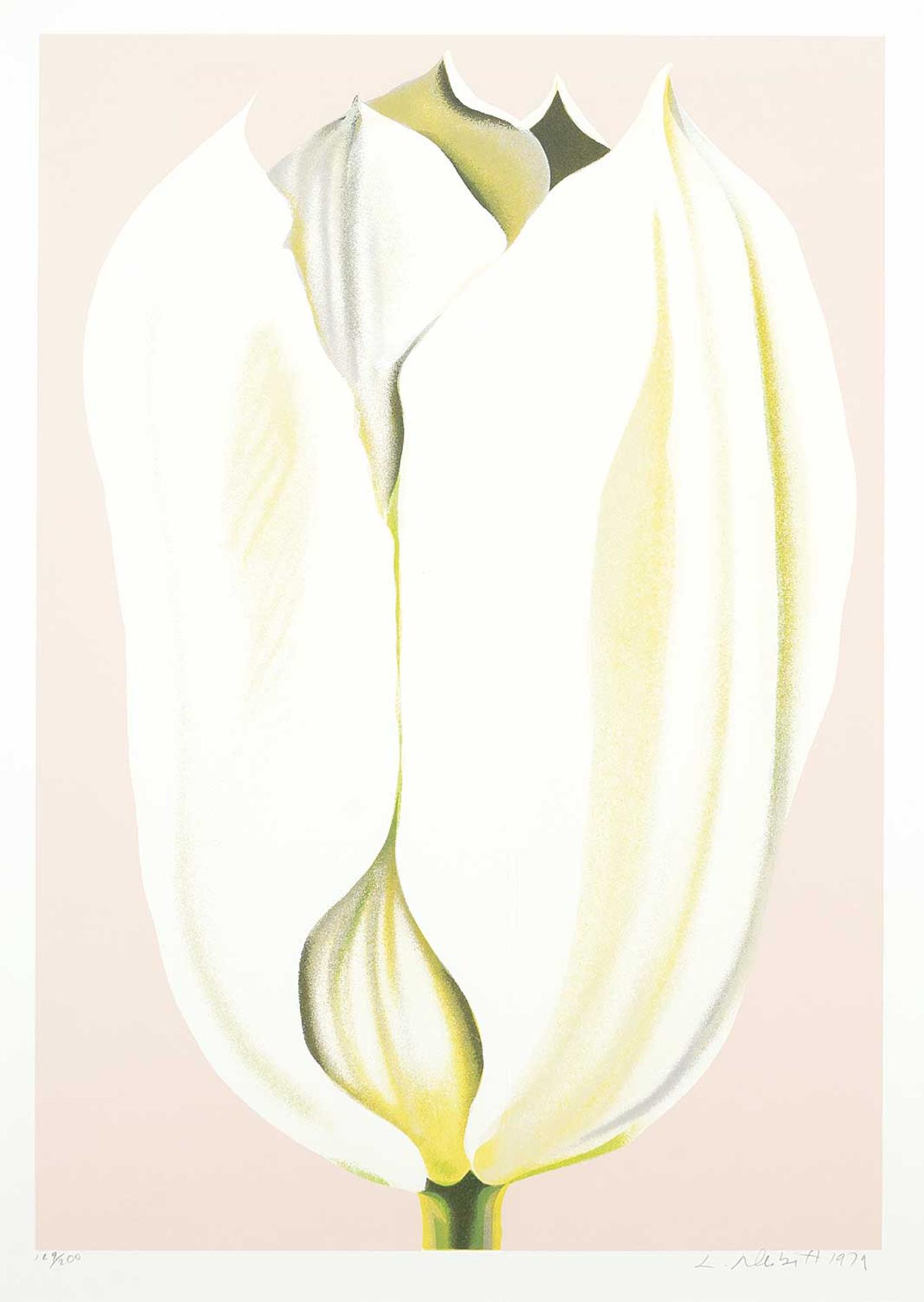 Lowell Nesbitt - Untitled - White Tulip  #129/200