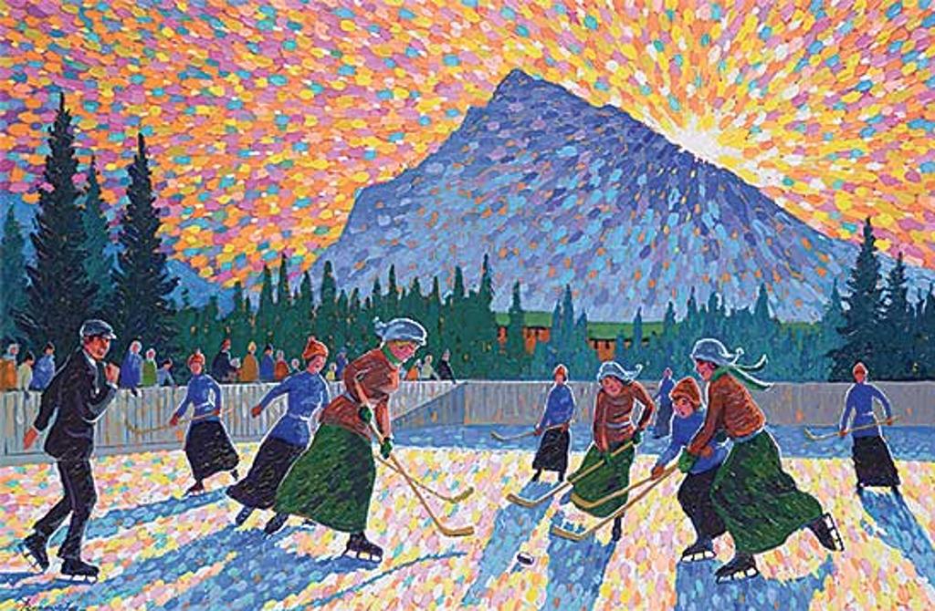 William (Bill) Roy Brownridge (1932) - Hockey in Skirts - Banff 1912