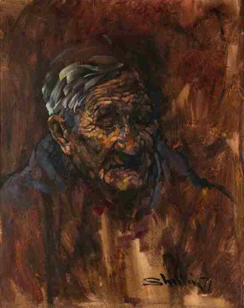 Arthur Shilling (1941-1986) - Portrait of Old Mike