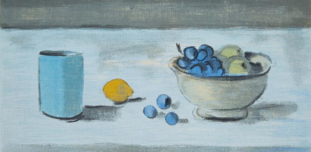 Stanley Morel Cosgrove (1911-2002) - Still-life with Cup, Fruit Bowl, and Lemon