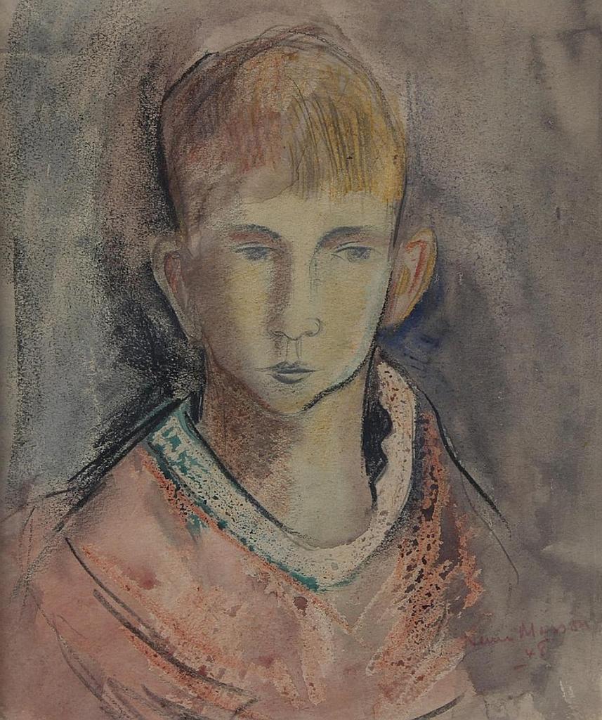 Henri Leopold Masson (1907-1996) - Portrait Of A Young Boy