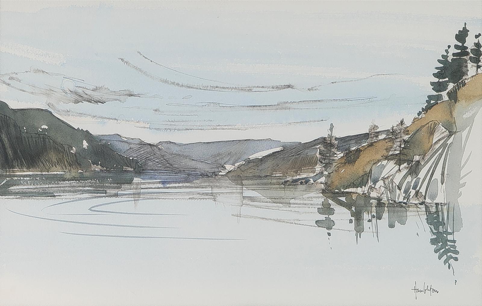 Jack Hambleton (1916-1988) - Okanagan Lake, 1976