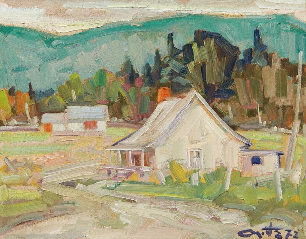 Léo Ayotte (1909-1976) - Landscape with Cabin