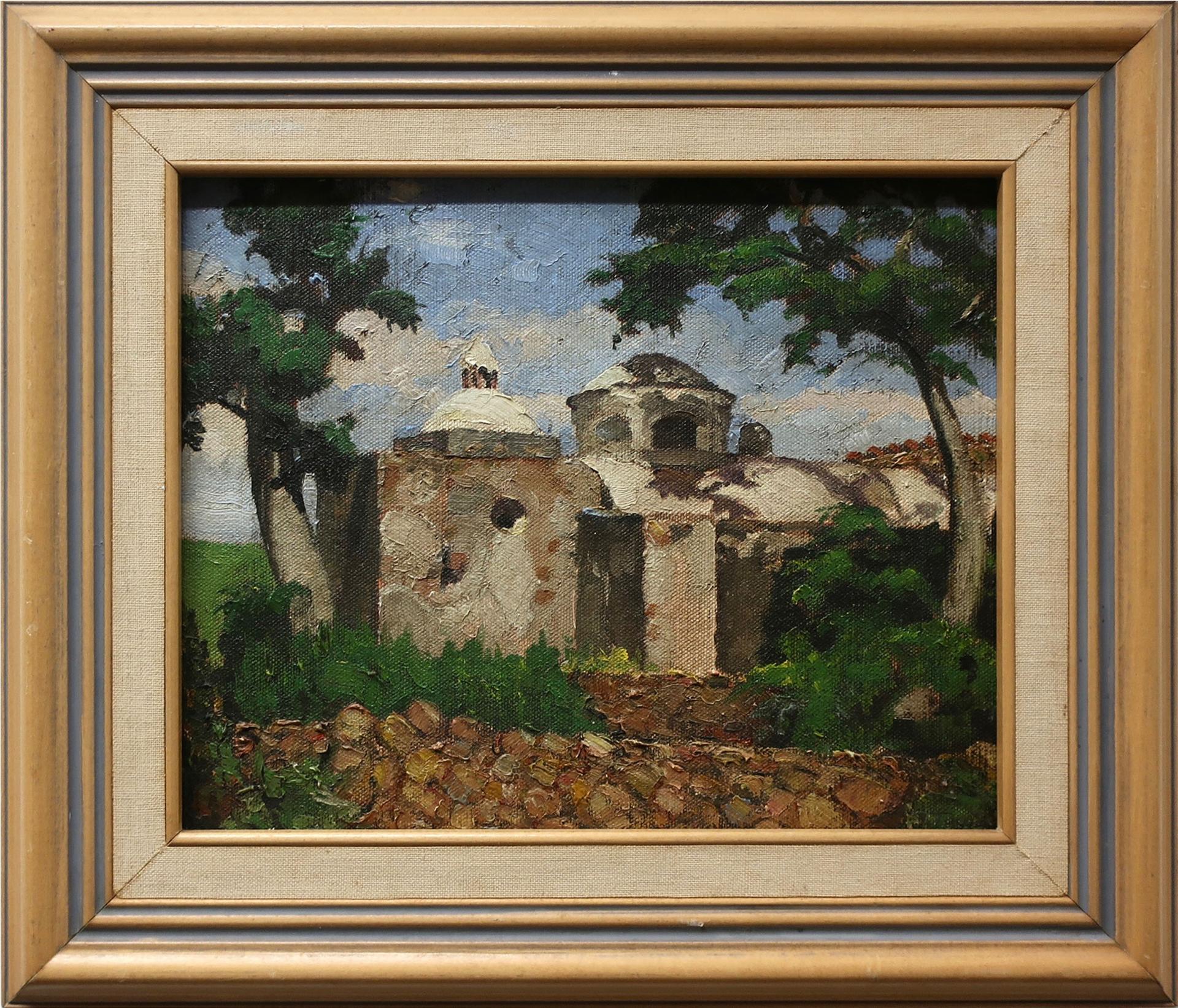 Frederick Bourchier Taylor (1906-1987) - Chapel At Puerto Calderón Road To Celaya Near S. Miguel Allende Gto, Mexico