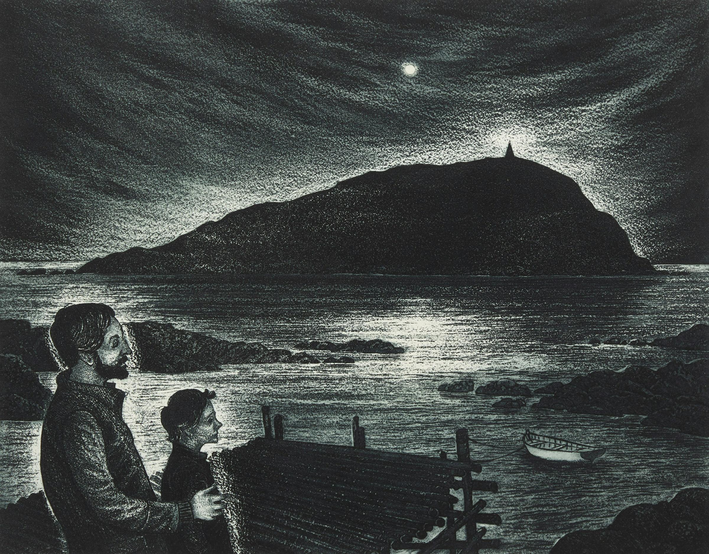 David Lloyd Blackwood (1941-2022) - Night Island