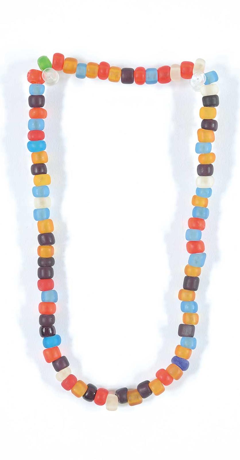 First Nations Basket School - Multicoloured Glass Bead Necklace