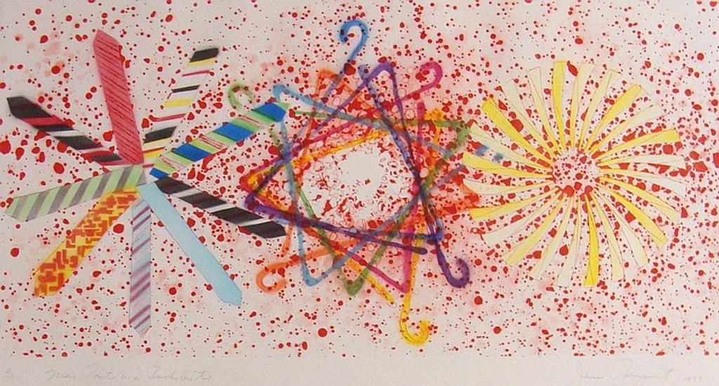 James Rosenquist (1933-2017) - MORE PAINTS ON A BACHELOR'S TIE coloured
