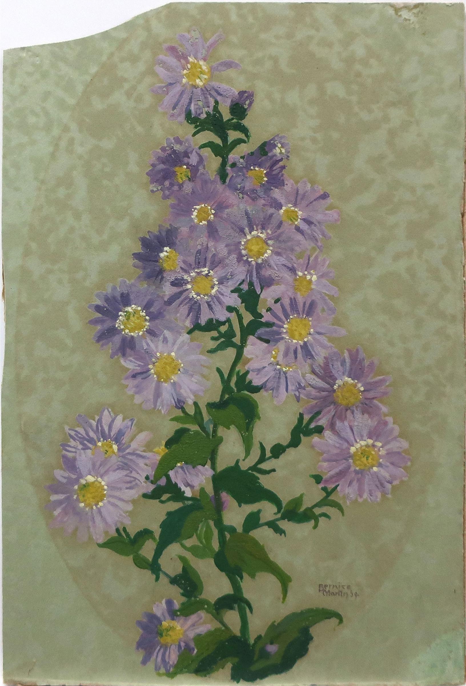 Bernice Fenwick Martin (1902-1999) - Purple Flowers