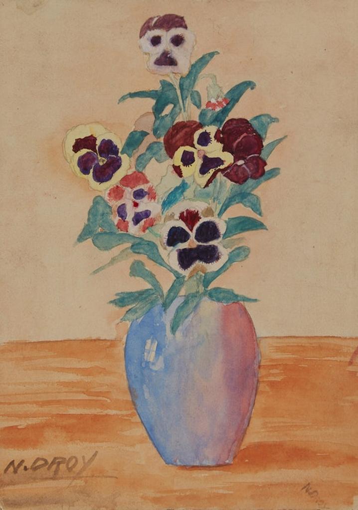 Paul Duval (1898-1992) - Bouquet of Pansies