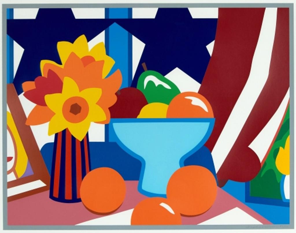 Tom Wesselmann (1931-2004) - Still Life with Blowing Red Curtain