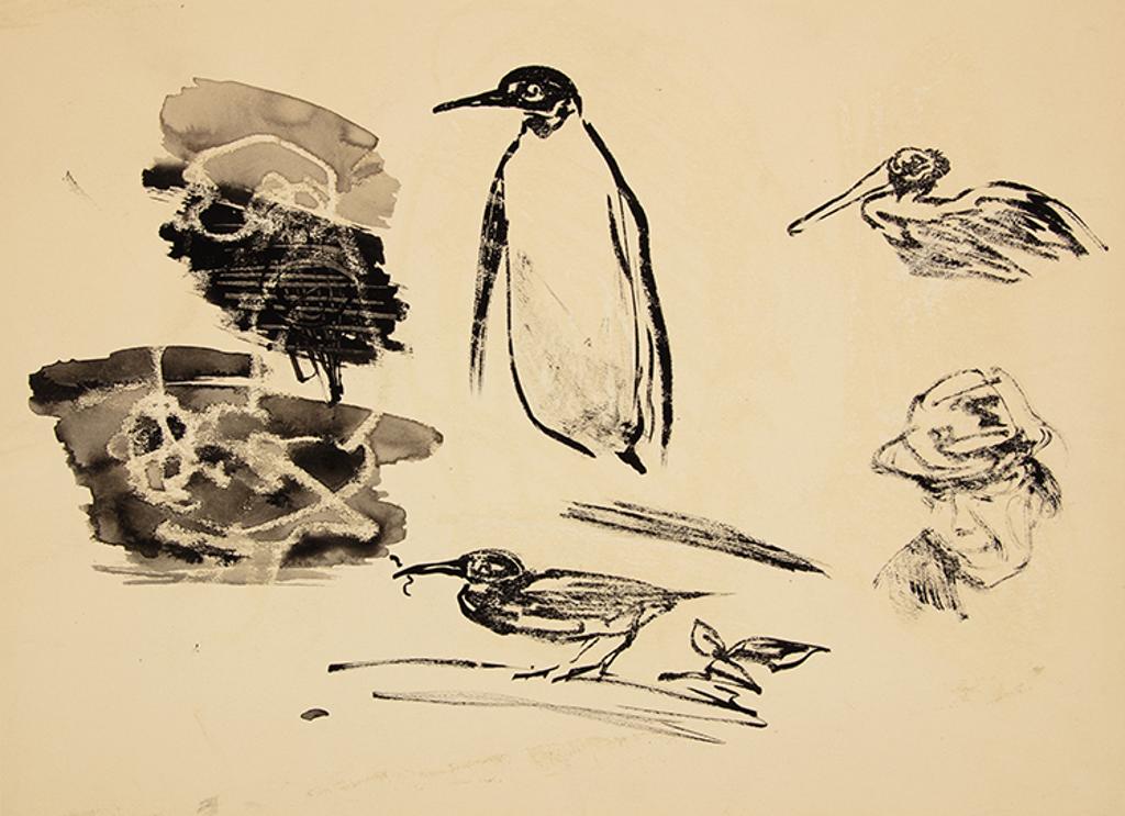 Arthur Lismer (1885-1969) - Sketch of Birds