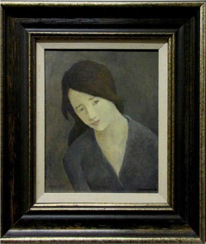 Harry Mayerovitch (1910-2004) - Untitled (Female Portrait)