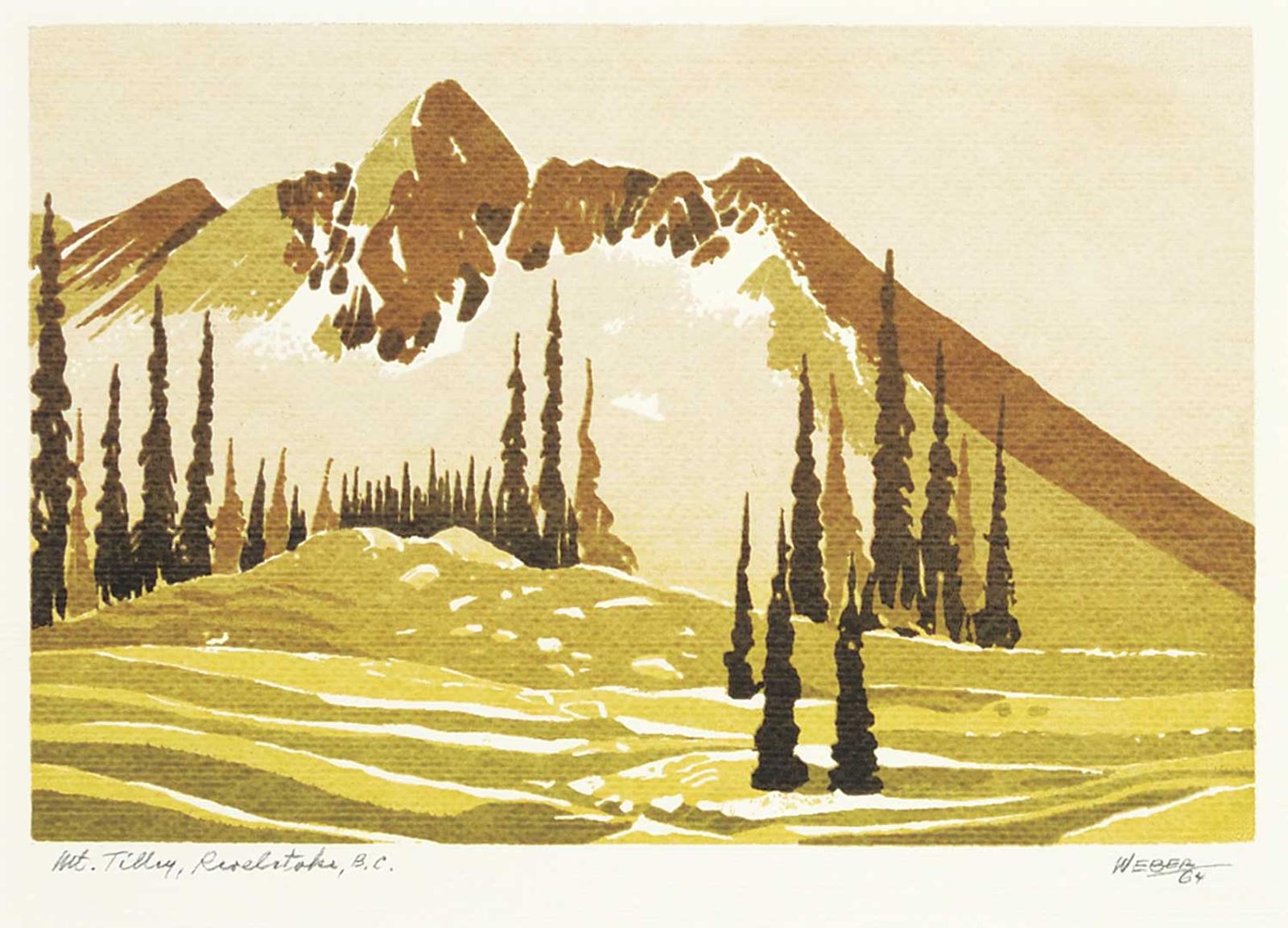 George Weber (1907-2002) - Mt. Tilley, Revelstoke, B.C.